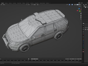 Police Car SUV Modelo 3D