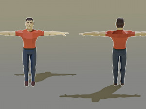 Low Poly Character 3D Model