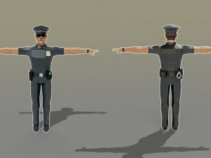 PoliceMan 3D Model