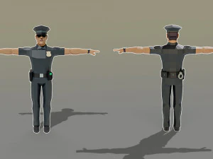 PoliceMan 3D Model