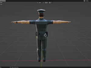 PoliceMan 3D Model