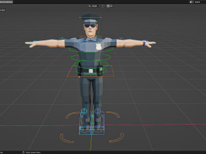 PoliceMan 3D Model