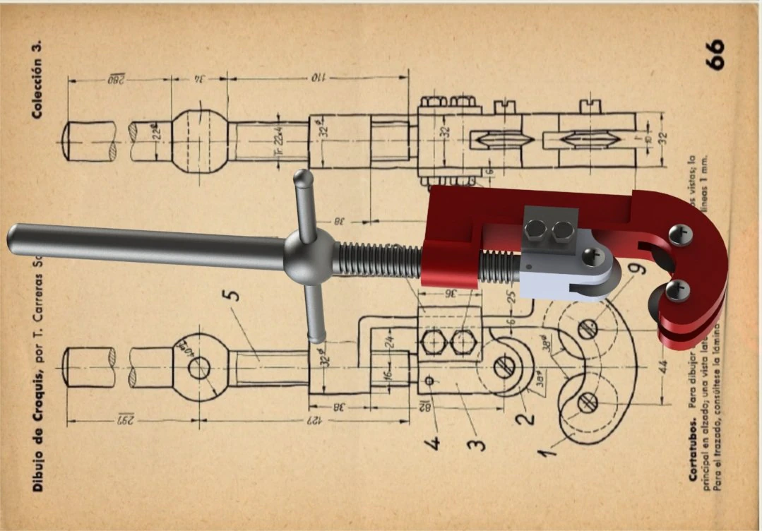 Pipe cutter 3D Model .c4d .max .obj .3ds .fbx .stl .blend