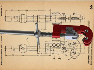 Cortador de tubos Modelo 3D