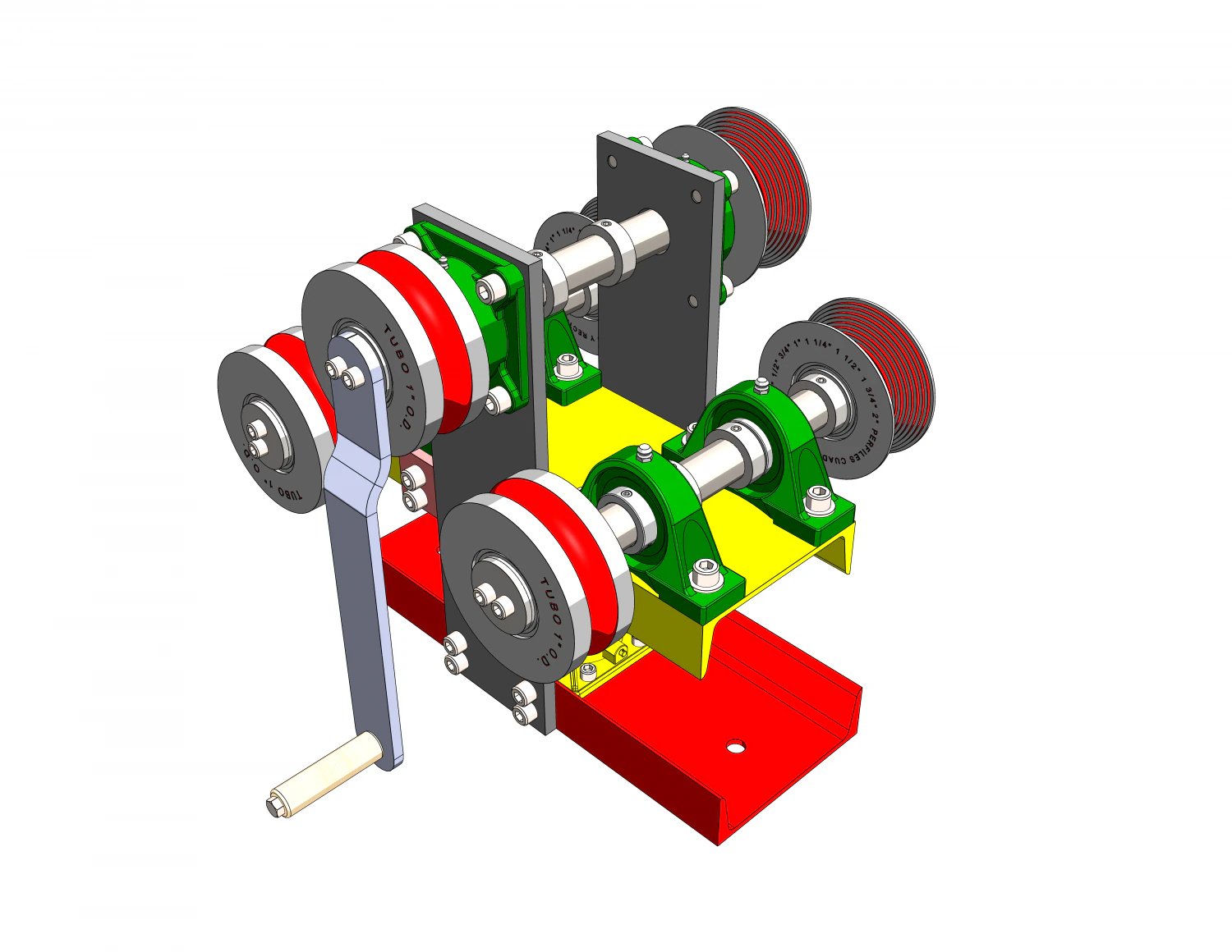 DIY Drawings for Tube and Profile Bender 3D Model .c4d .max .obj .3ds .fbx .stl .blend 