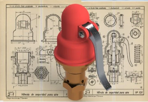 Air safety valve carrera-soto 3D Model .c4d .max .obj .3ds .fbx .stl .blend 