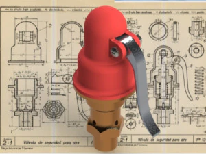 Zaw&oacute;r bezpieczeństwa powietrza carrera-soto Model 3D