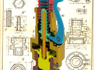 Safety valve with lever-Carreras Soto 3Dモデル