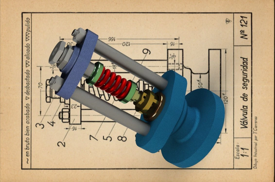 Safety Valve-Carreras Soto 3D Model .c4d .max .obj .3ds .fbx .stl .blend 