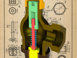 Angular Safety Valve-Carreras Soto Model 3D