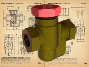 Basın&ccedil;lı Hava-Carreras Soto i&ccedil;in &Ccedil;ek Valf 3D Model