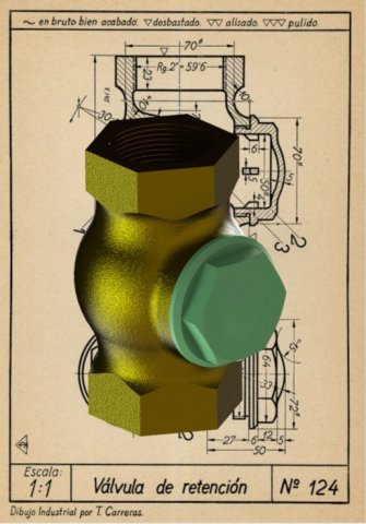Check Valve-Carreras Soto 3D Model .c4d .max .obj .3ds .fbx .stl .blend 
