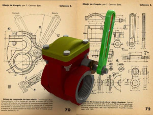 Hızlı Kapanan S&uuml;rg&uuml;l&uuml; Vana-Carreras Soto 3D Model