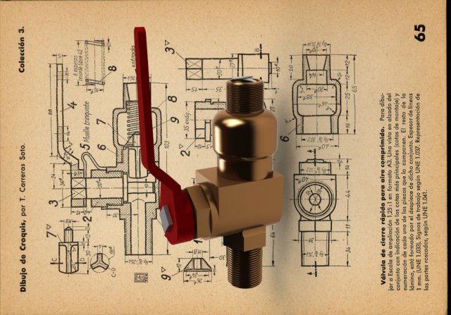 Quick Closing Valve for Air-Carreras Soto 3D Model .c4d .max .obj .3ds .fbx .stl .blend 