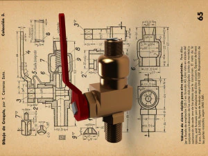 Air-Carreras Soto용 급속 폐쇄 밸브 3D 모델