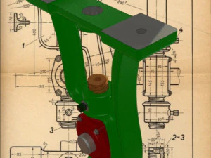 오픈 행잉 브래킷 - Carreras Soto 3D 모델