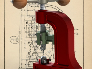 Rocker Arm Punching Machine - Carreras Soto Modelo 3D