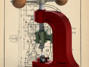 Kipphebelstanzmaschine - Carreras Soto 3D Modell