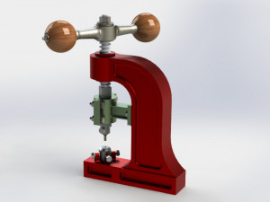 Rocker Arm Punching Machine - Carreras Soto Modelo 3D