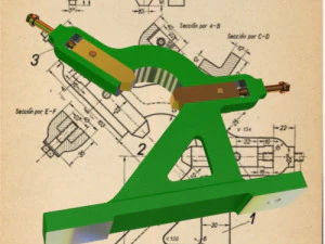 Torna-Carreras Soto i&ccedil;in Hareketli Sabit Dayanak 3D Model