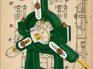 Lunette fixe pour tour - Carreras Soto Modèle 3D