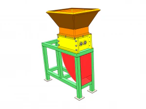 DRAWINGS TO MAKE PLASTIC SHREDDER MACHINE 3D Model