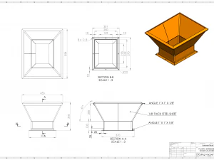 DRAWINGS TO MAKE PLASTIC SHREDDER MACHINE 3D Model