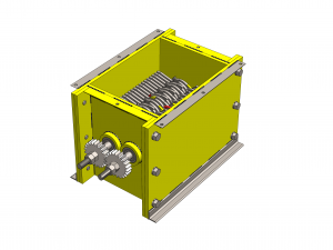 DRAWINGS TO MAKE PLASTIC SHREDDER MACHINE 3D-Modell