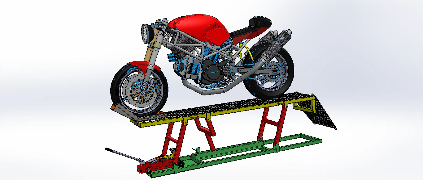 DIY Drawings for Hyd Lift for Motorcycle 3D Model .c4d .max .obj .3ds .fbx .stl .blend 