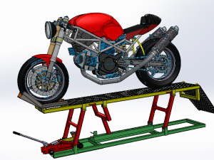 DIY Drawings for Hyd Lift for Motorcycle 3D Model