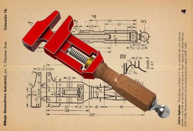 Spanner - Carreras Soto 3D 模型 .c4d .max .obj .3ds .fbx .stl .blend 