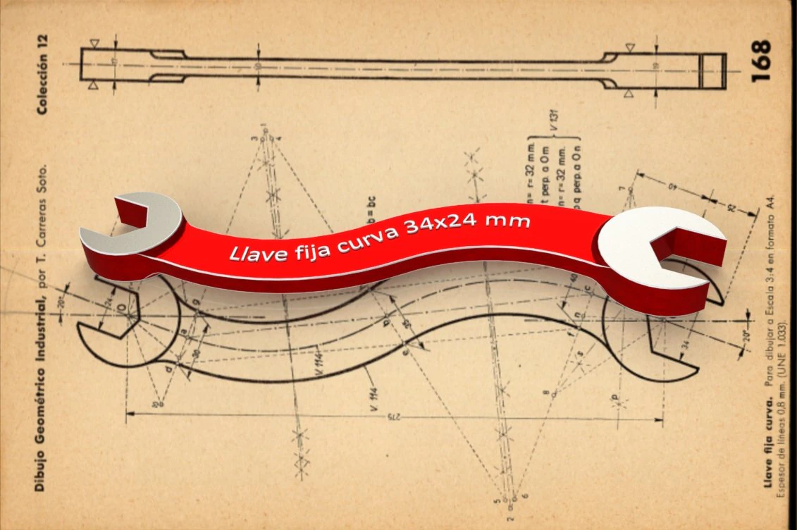 Fixed curve spanner - Carreras Soto 3D Model .c4d .max .obj .3ds .fbx .stl .blend 