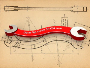 Chave de curva fixa - Carreras Soto Modelo 3D