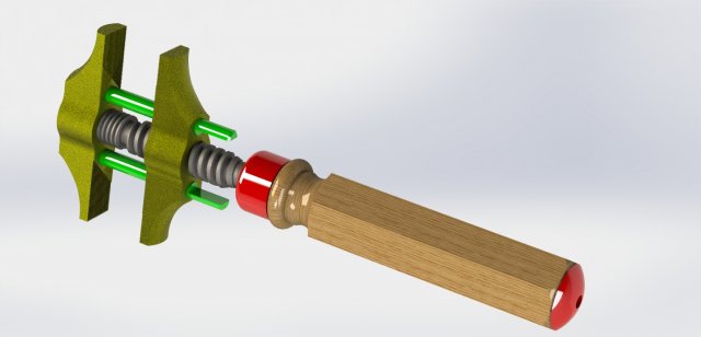 Differential Screw Wrench - Carreras Soto 3D 模型 .c4d .max .obj .3ds .fbx .stl .blend 