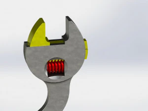 Adjustable wrench to Moletas - Carreras Soto 3D Model