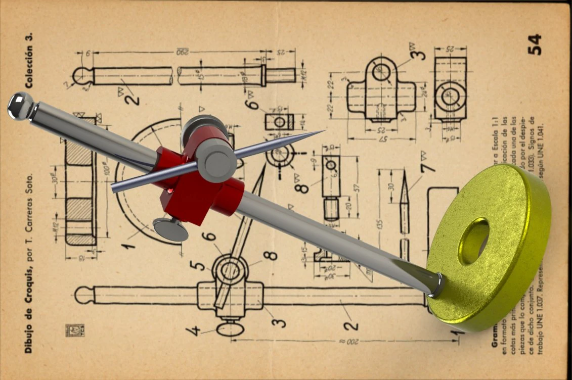 Gramil Trazador - Carreras Soto 3D Model .c4d .max .obj .3ds .fbx .stl .blend 