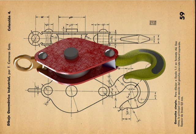 Garrucha Single - Carreras Soto 3D मॉडल .c4d .max .obj .3ds .fbx .stl .blend 