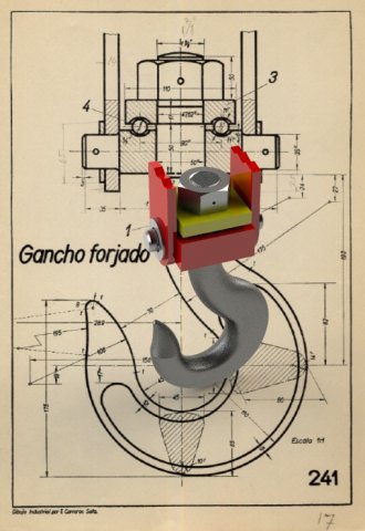 Forged Hook - Carreras Soto Model 3D .c4d .max .obj .3ds .fbx .stl .blend 