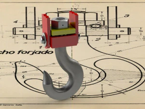 Forged Hook - Carreras Soto 3D Model