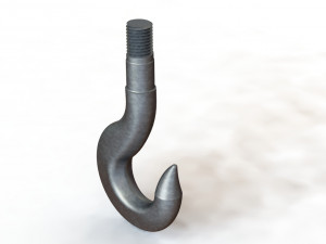 Forged Hook - Carreras Soto Model 3D