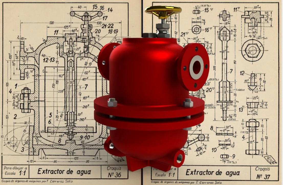 Water Extractor - Carreras Soto 3D Model .c4d .max .obj .3ds .fbx .stl .blend