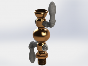 Grease nipple with tap - Carreras Soto 3D मॉडल