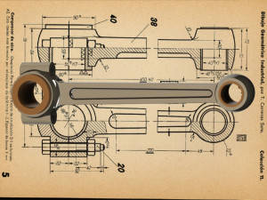Air Compressor Parts 35-38-49 Connecting Rod - Carreras Soto 3D Model