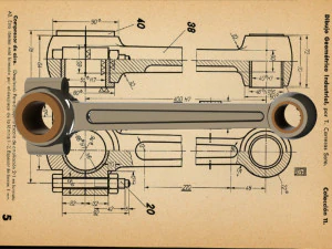 Parti del compressore d'aria 35-38-49 Biella - Carreras Soto Modello 3D