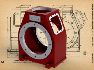 Alloggiamento del compressore d'aria parte 16 - Carreras Soto Modello 3D