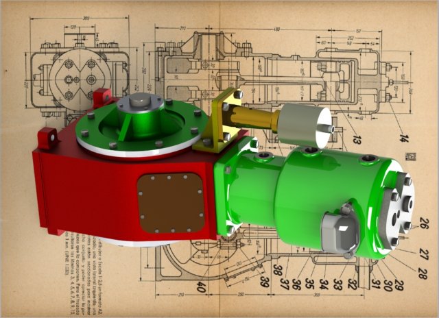 Air Compressor - Carreras Soto 3D Model .c4d .max .obj .3ds .fbx .stl .blend 