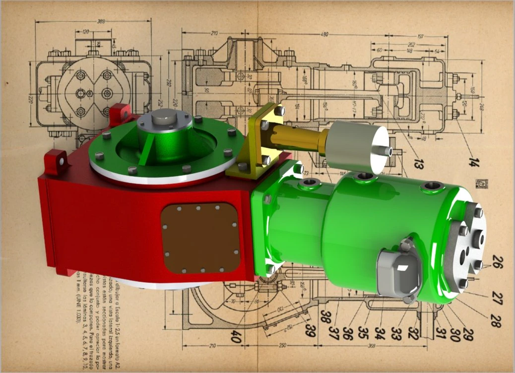 Air Compressor - Carreras Soto 3D Model .c4d .max .obj .3ds .fbx .stl .blend 