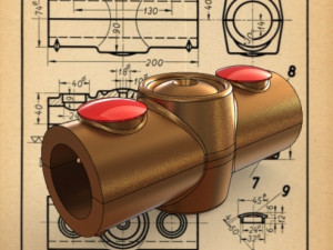 Bronze bearing - Carreras Soto 3D Model