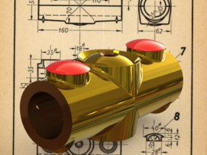 Bronze Bearing 112 - Carreras Soto 3D Model