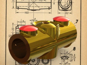 Rolamento de Bronze 112 - Carreras Soto Modelo 3D